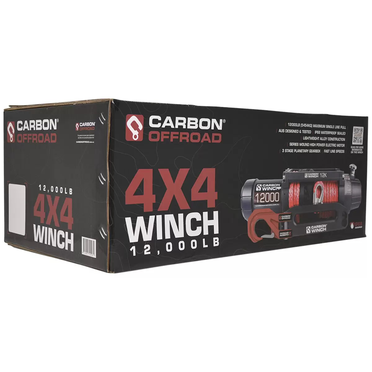 CARBON 12,000LB WINCH