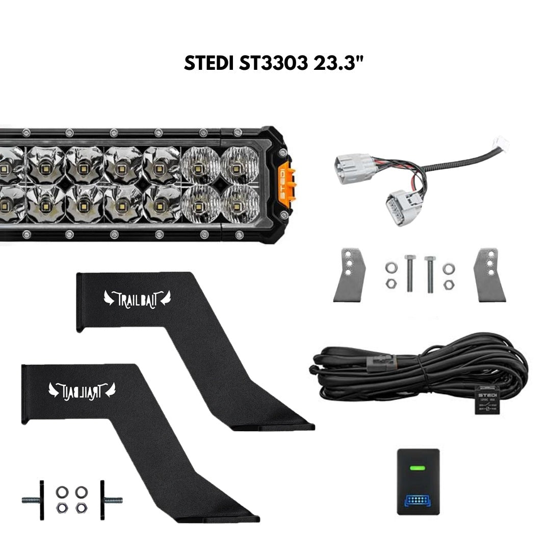 Pajero Sport Behind-Grille Light Bar