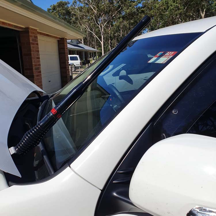 Bonnet Aerial Mount - LandCruiser 200 Series