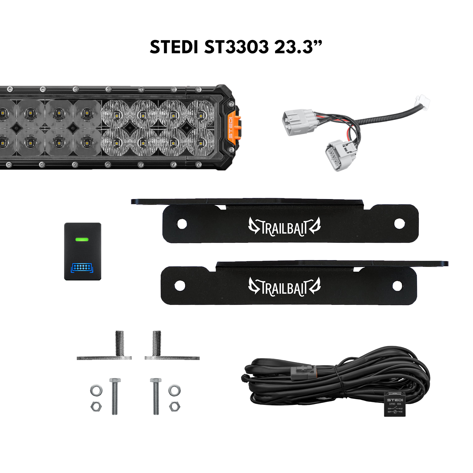 Isuzu MU-X Behind-Grille Light Bar